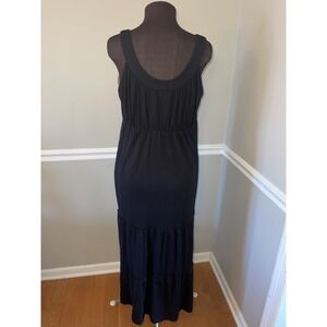 Fashion Bug Tiered Maxi‎ Sundress Womens XL Black